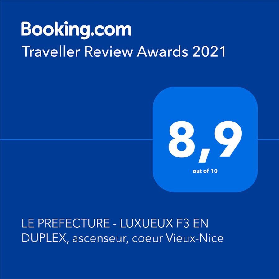 Le Prefecture - Luxueux F3 En Duplex, Ascenseur, Coeur Vieux-Nice Apartment Bagian luar foto
