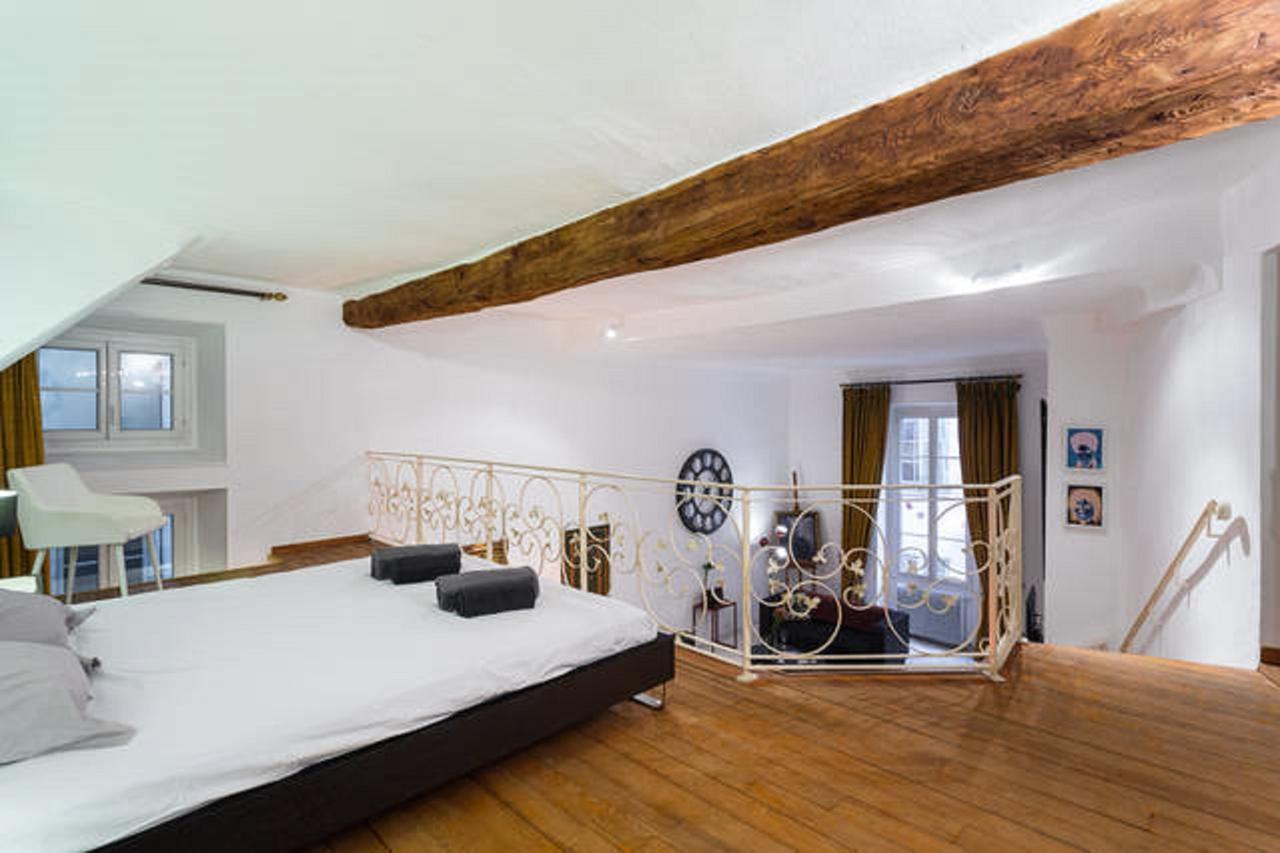 Le Prefecture - Luxueux F3 En Duplex, Ascenseur, Coeur Vieux-Nice Apartment Bagian luar foto