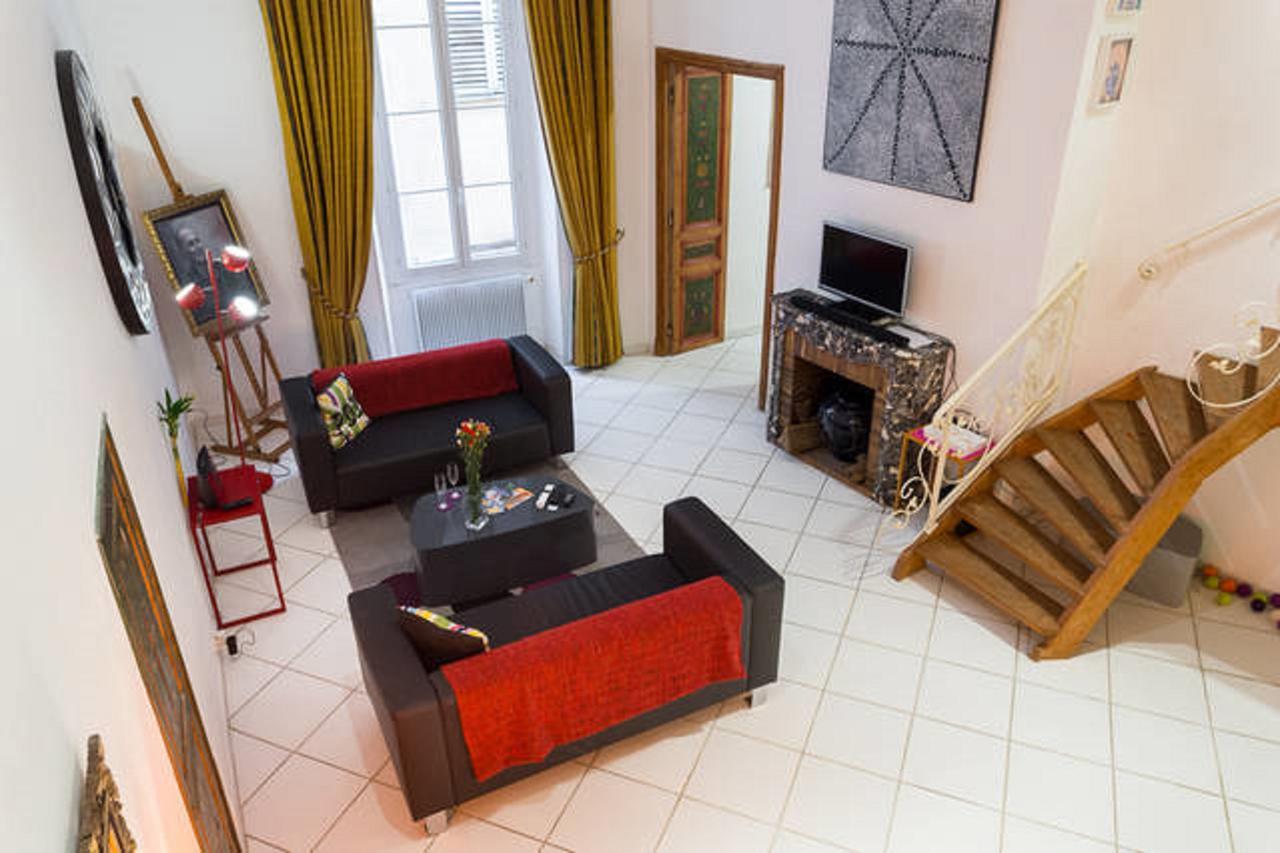 Le Prefecture - Luxueux F3 En Duplex, Ascenseur, Coeur Vieux-Nice Apartment Bagian luar foto